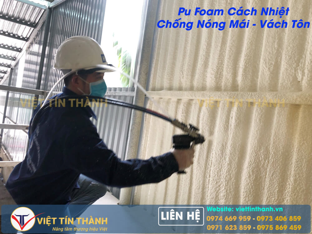 pu foam 2 thành phần cách nhiệt chống nóng